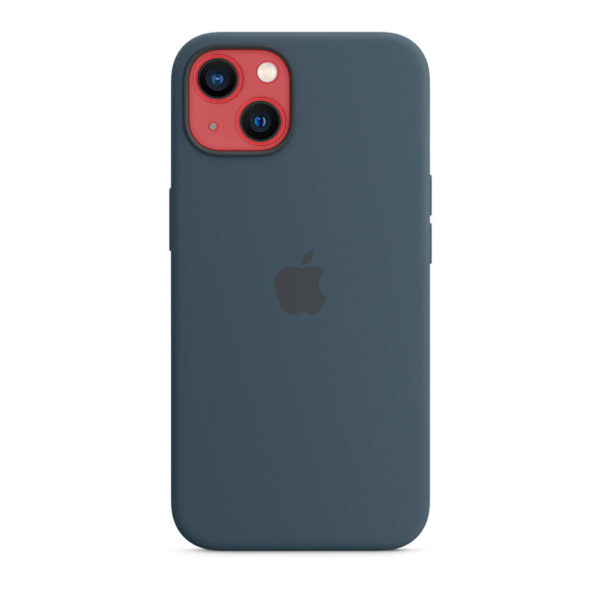 Apple Silicone Case - Silikonowe etui z MagSafe do iPhone 13 (błękitna toń)