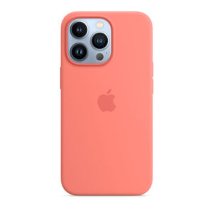 Apple Silicone Case - Silikonowe etui z MagSafe do iPhone 13 Pro (róż pomelo)