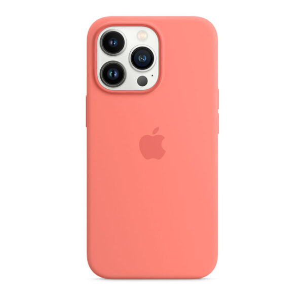 Apple Silicone Case - Silikonowe etui z MagSafe do iPhone 13 Pro (róż pomelo)