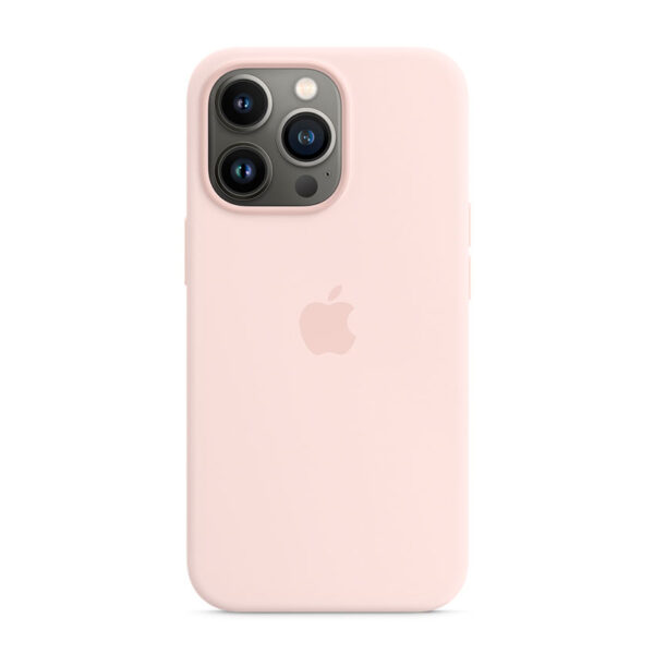 Apple Silicone Case - Silikonowe etui z MagSafe do iPhone 13 Pro (kredowy róż)