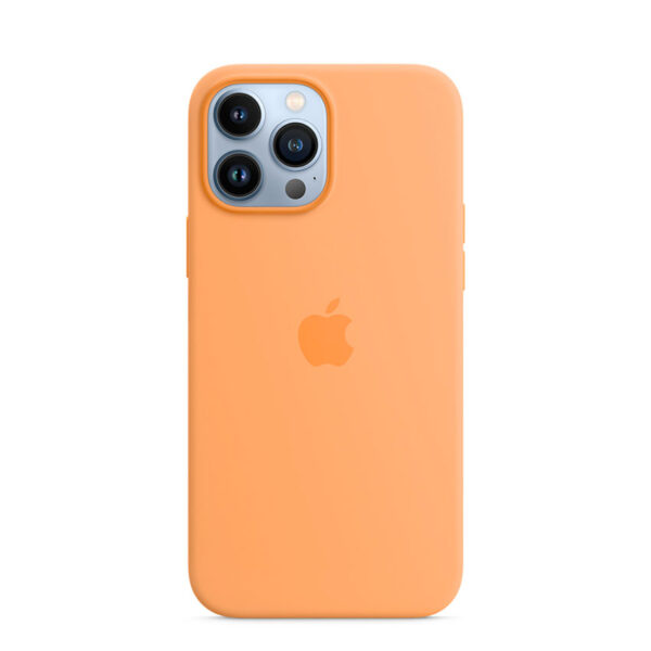 Apple Silicone Case - Silikonowe etui z MagSafe do iPhone 13 Pro Max (miodowy)