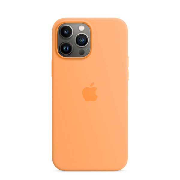 Apple Silicone Case - Silikonowe etui z MagSafe do iPhone 13 Pro Max (miodowy)