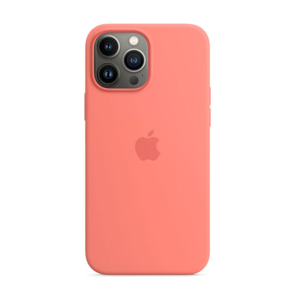 Apple Silicone Case - Silikonowe etui z MagSafe do iPhone 13 Pro Max (róż pomelo)