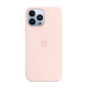 Apple Silicone Case - Silikonowe etui z MagSafe do iPhone 13 Pro Max (kredowy róż)