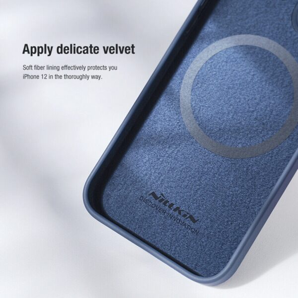 Nillkin CamShield Silky Magnetic - Etui Apple iPhone 12 / 12 Pro z osłoną aparatu (Black)