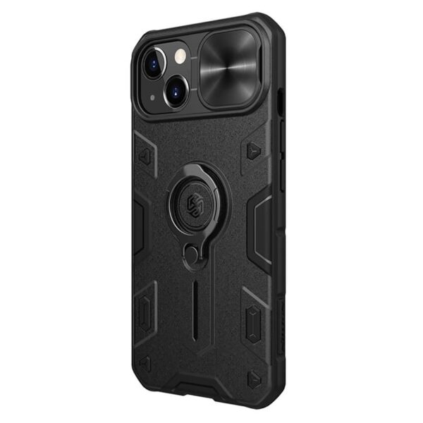 Nillkin CamShield Armor - Etui Apple iPhone 13 z osłoną aparatu (Black)