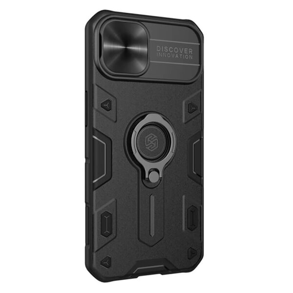 Nillkin CamShield Armor - Etui Apple iPhone 13 z osłoną aparatu (Black)