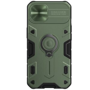 Nillkin CamShield Armor - Etui Apple iPhone 13 z osłoną aparatu (Dark Green)