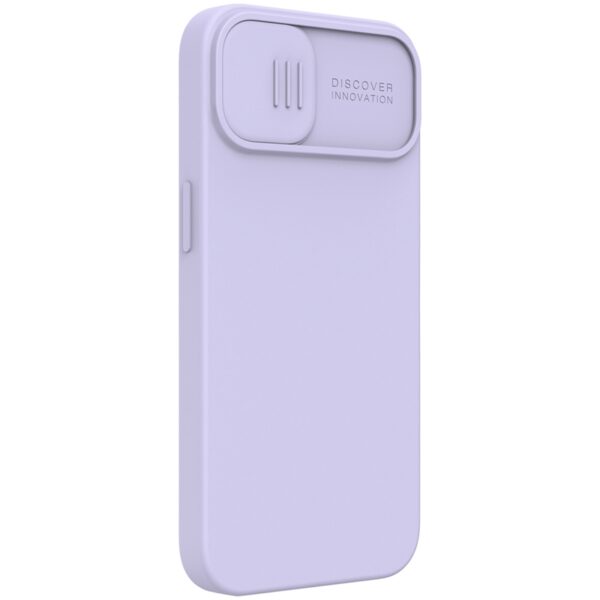 Nillkin CamShield Silky - Etui Apple iPhone 13 z osłoną aparatu (Misty Purple)