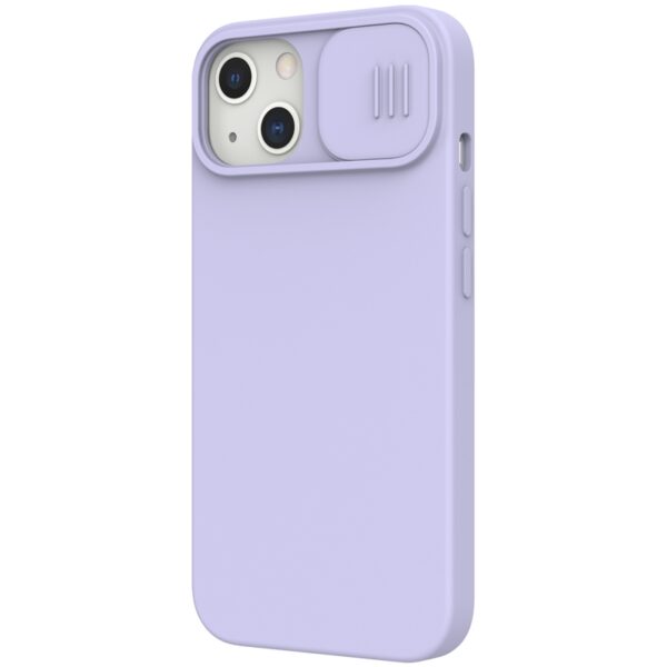 Nillkin CamShield Silky Magnetic - Etui Apple iPhone 13 z osłoną aparatu (Misty Purple)