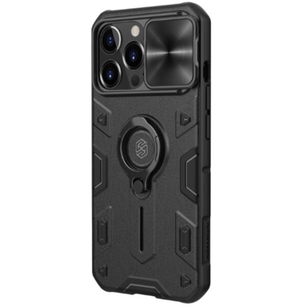 Nillkin CamShield Armor - Etui Apple iPhone 13 Pro z osłoną aparatu (Black)