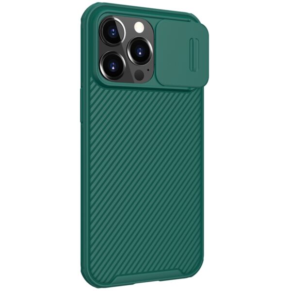 Nillkin CamShield Pro - Etui Apple iPhone 13 Pro z osłoną aparatu (Deep Green)