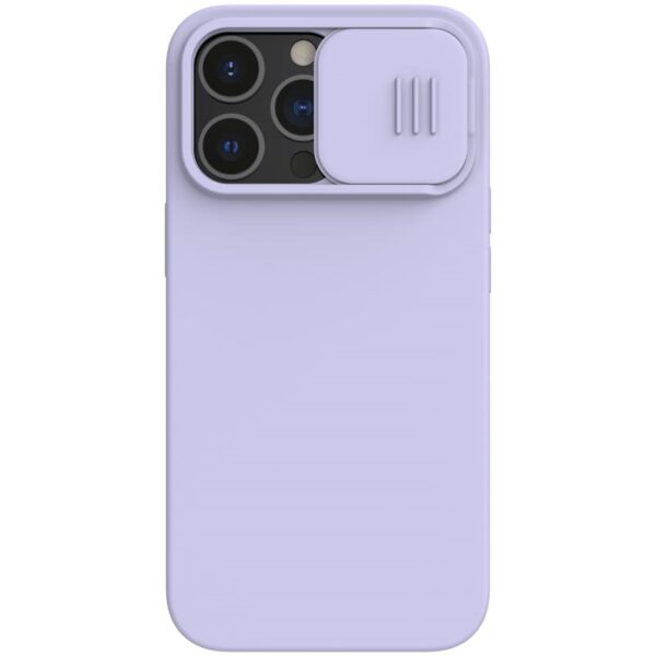 Nillkin CamShield Silky - Etui Apple iPhone 13 Pro z osłoną aparatu (Misty Purple)