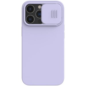 Nillkin CamShield Silky Magnetic - Etui Apple iPhone 13 Pro z osłoną aparatu (Misty Purple)