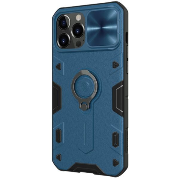 Nillkin CamShield Armor - Etui Apple iPhone 13 Pro Max z osłoną aparatu (Blue)