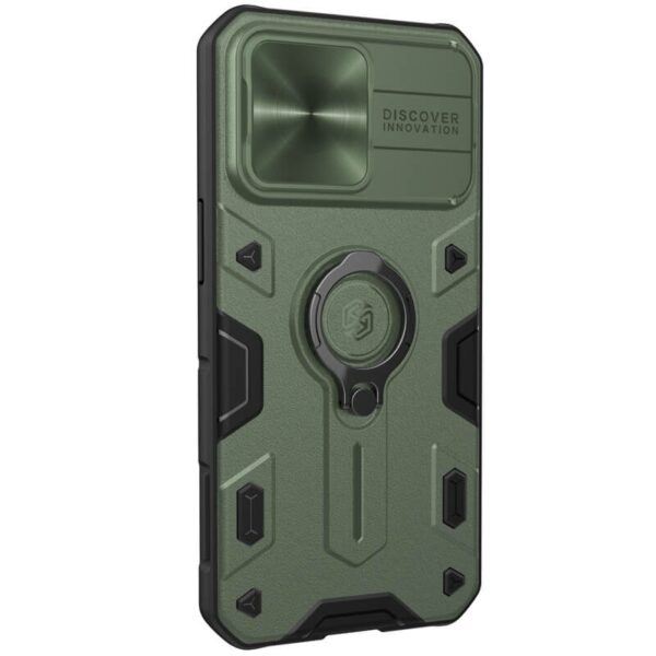 Nillkin CamShield Armor - Etui Apple iPhone 13 Pro Max z osłoną aparatu (Dark Green)