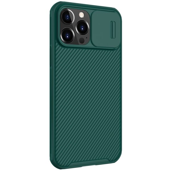 Nillkin CamShield Pro - Etui Apple iPhone 13 Pro Max z osłoną aparatu (Deep Green)