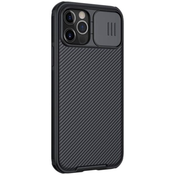 Nillkin CamShield Pro Magnetic - Etui Apple iPhone 12 Pro Max z osłoną aparatu (Black)