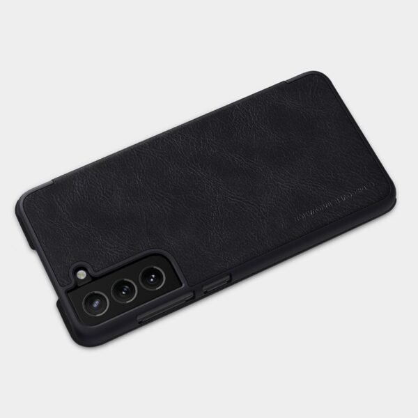 Nillkin Qin Leather Case - Etui Samsung Galaxy S21 FE (Black)