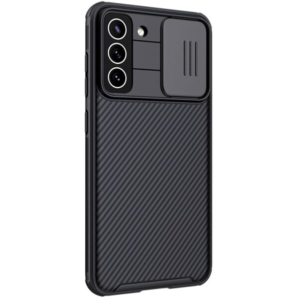Nillkin CamShield Pro - Etui Samsung Galaxy S21 FE z osłoną aparatu (Black)