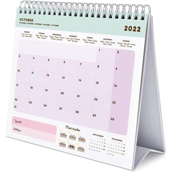 Pusheen - Kalendarz biurkowy 2022 rok z kolekcji Foodie