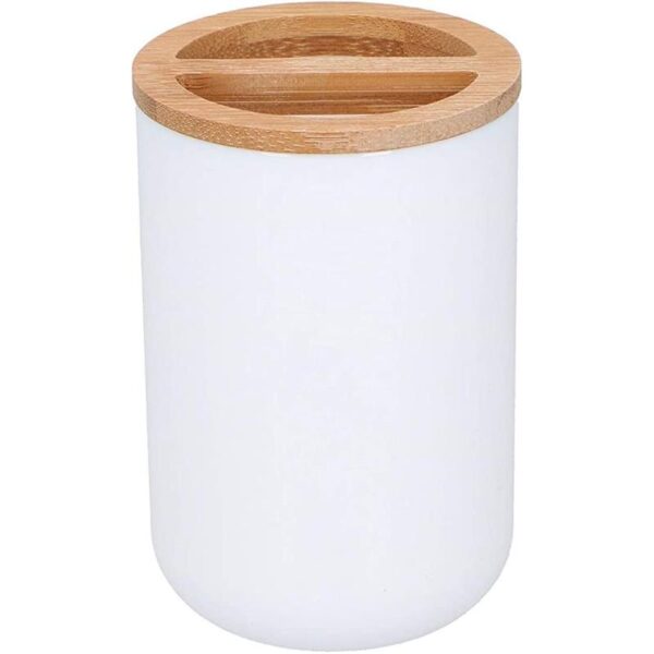 Alpina - Bambusowy zestaw akcesoriów łazienkowych 6 elementów